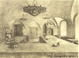 Столовая палата в доме Меншиковых