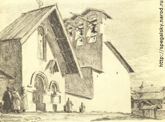 Ворота церкви Козьмы и Демьяна с Примостья