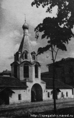 Колокольня церкви Михаила архангела в Городце
