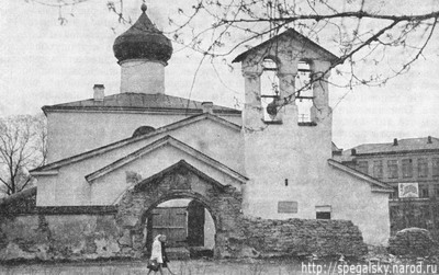 Церковь Образская с Жабьей лавицы.