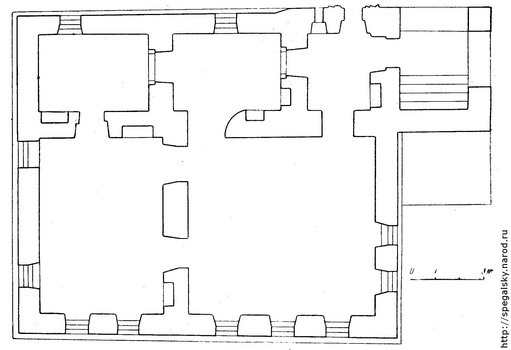 Рис.113. Дом Жуковского. План второго этажа в существующем виде.